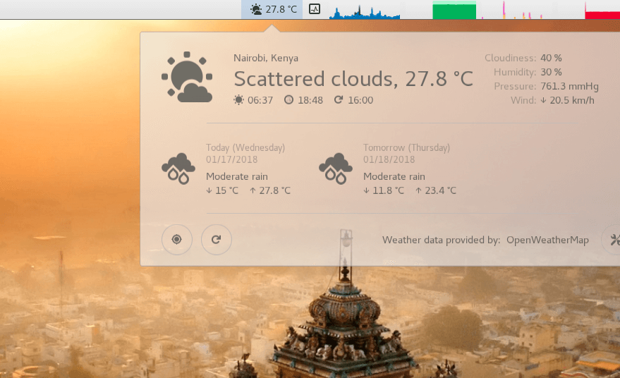 open-weather-extension
