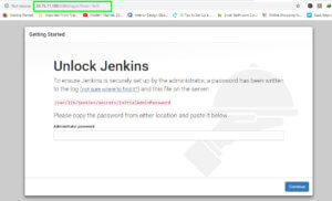 unlock jenkins page