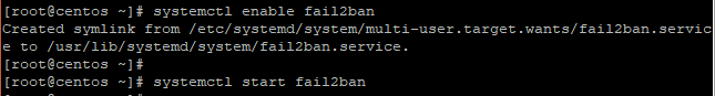 install fail2ban on CentOS 7