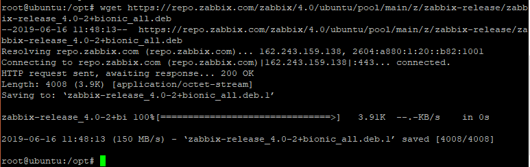 download Zabbix 4.0