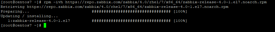 nstall zabbix agent repository
