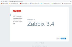 install zabbix server