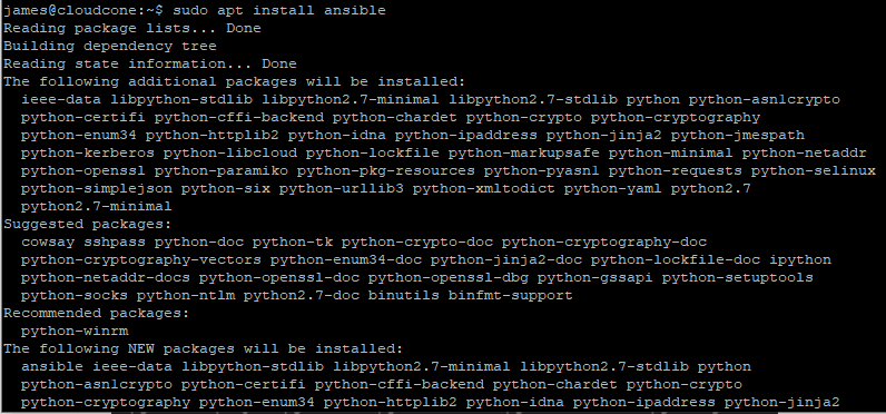  Install Ansible