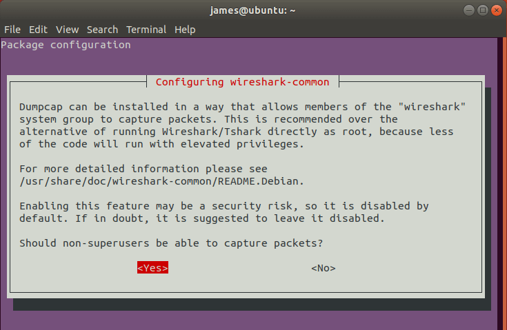 Should non-users configure wireshark