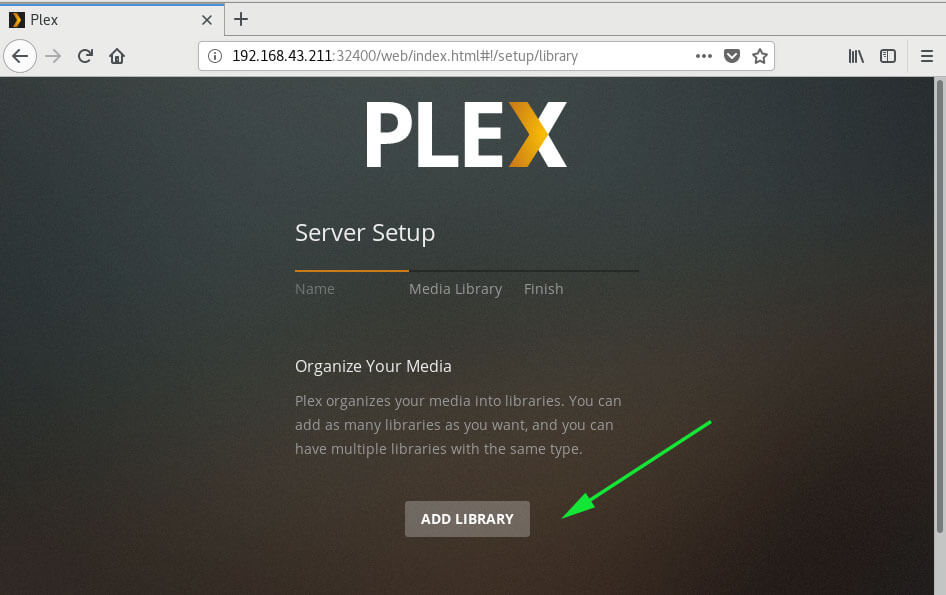 setting up a plex media server linux