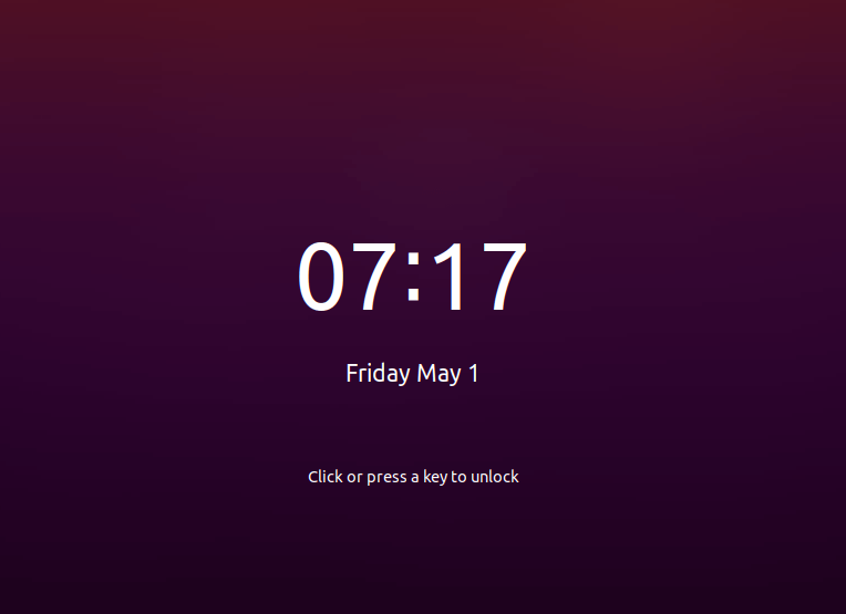 lock-screen ubuntu-20.04