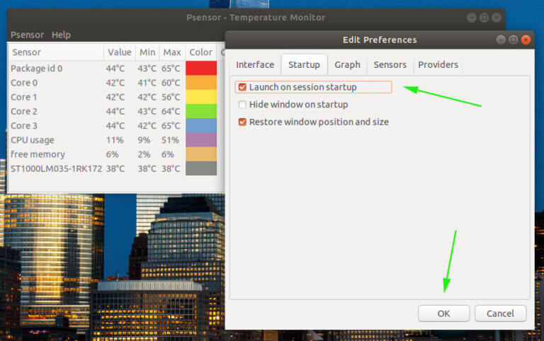 ubuntu check cpu temperature