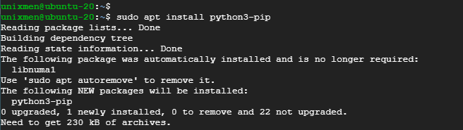 pip3 upgrade