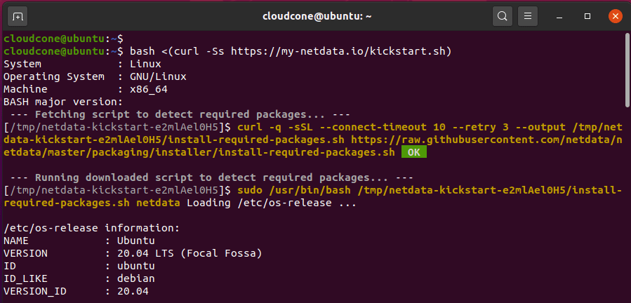 How to install Netdata on Ubuntu 20.04 - Tutorials and How To - CloudCone