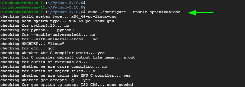 Configure command to check if Python3.10 dependencies are met