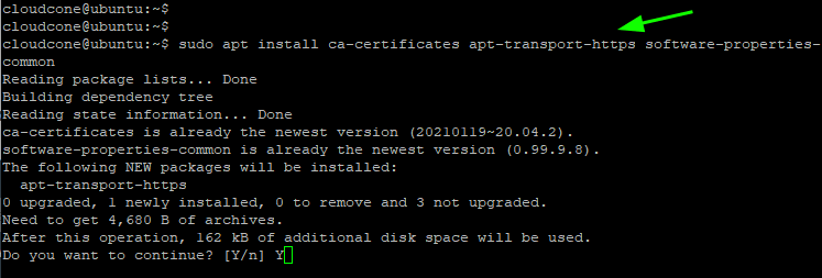 Install prerequisites on Ubuntu 20.04 22.04