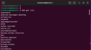 deb-get list packages that can be installed