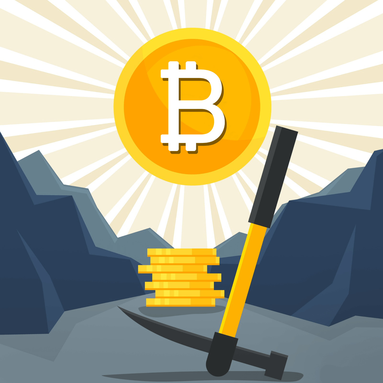 Как нарисовать биткоин